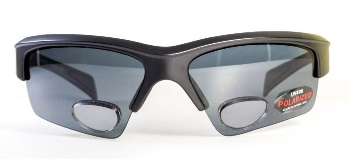 Бифокальные поляризационные очки BluWater Bifocal-2 (+3.0) Polarized (gray) серые — фото 2