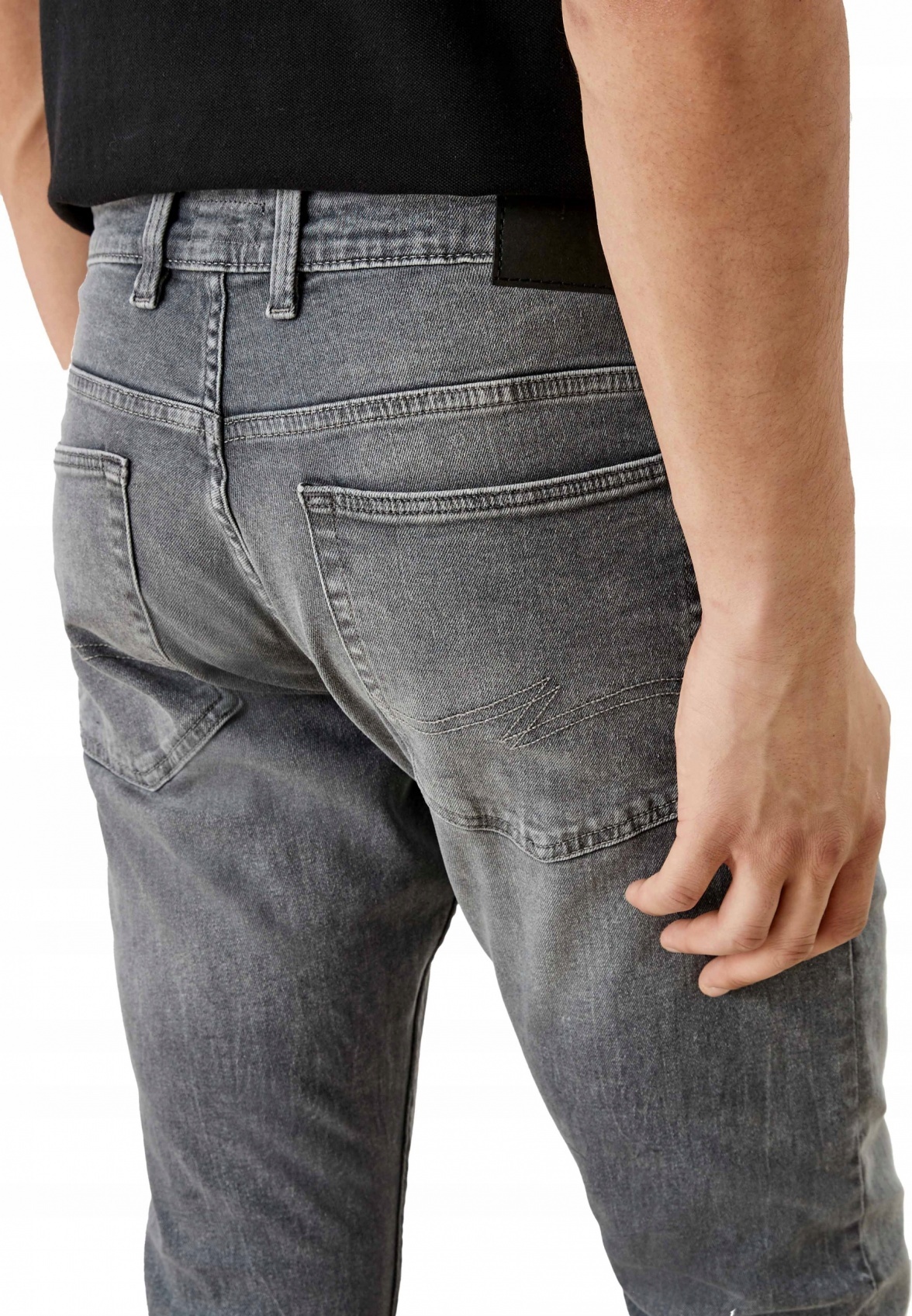 Джинси Trousers RICK SLIM FIT 520.11.899.26.180.2005616-95Z4 Q/S by s.Oliver 33/32 Сірий — фото 5