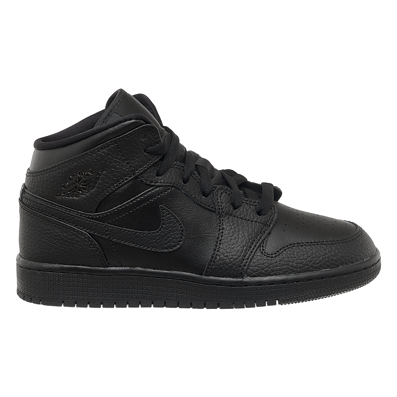 Кросівки жіночі Jordan 1 Mid (Gs) Black (554725-091) — фото 8