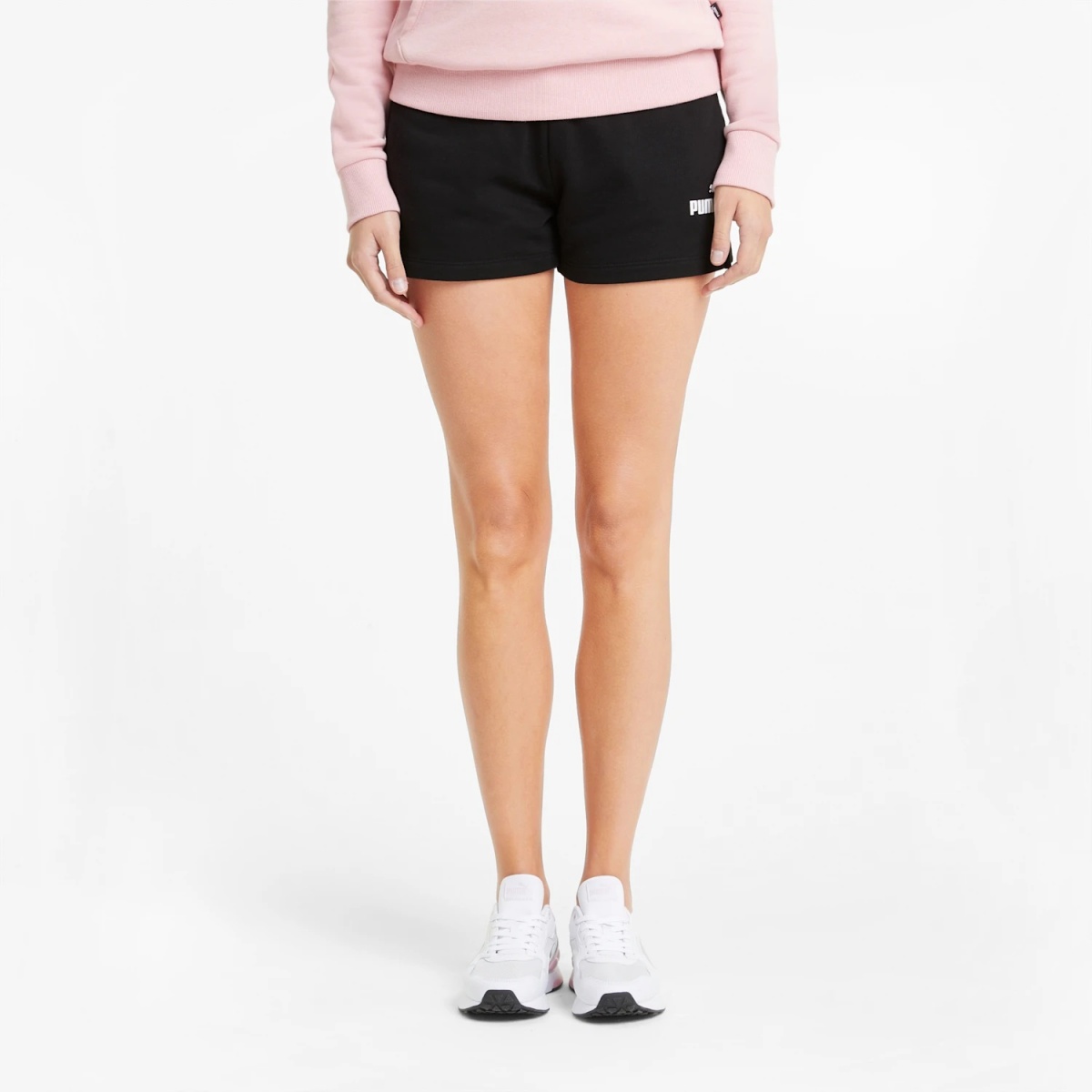 Спортивні шорти ESS Sweat Shorts 58682401 Puma XXS Чорний — фото 1