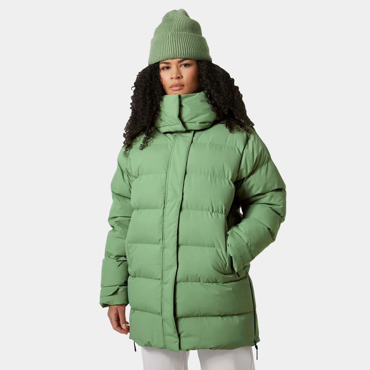 Парка W ASPIRE PUFFY PARKA 53515-406 HELLY HANSEN L Фісташковий — фото 1