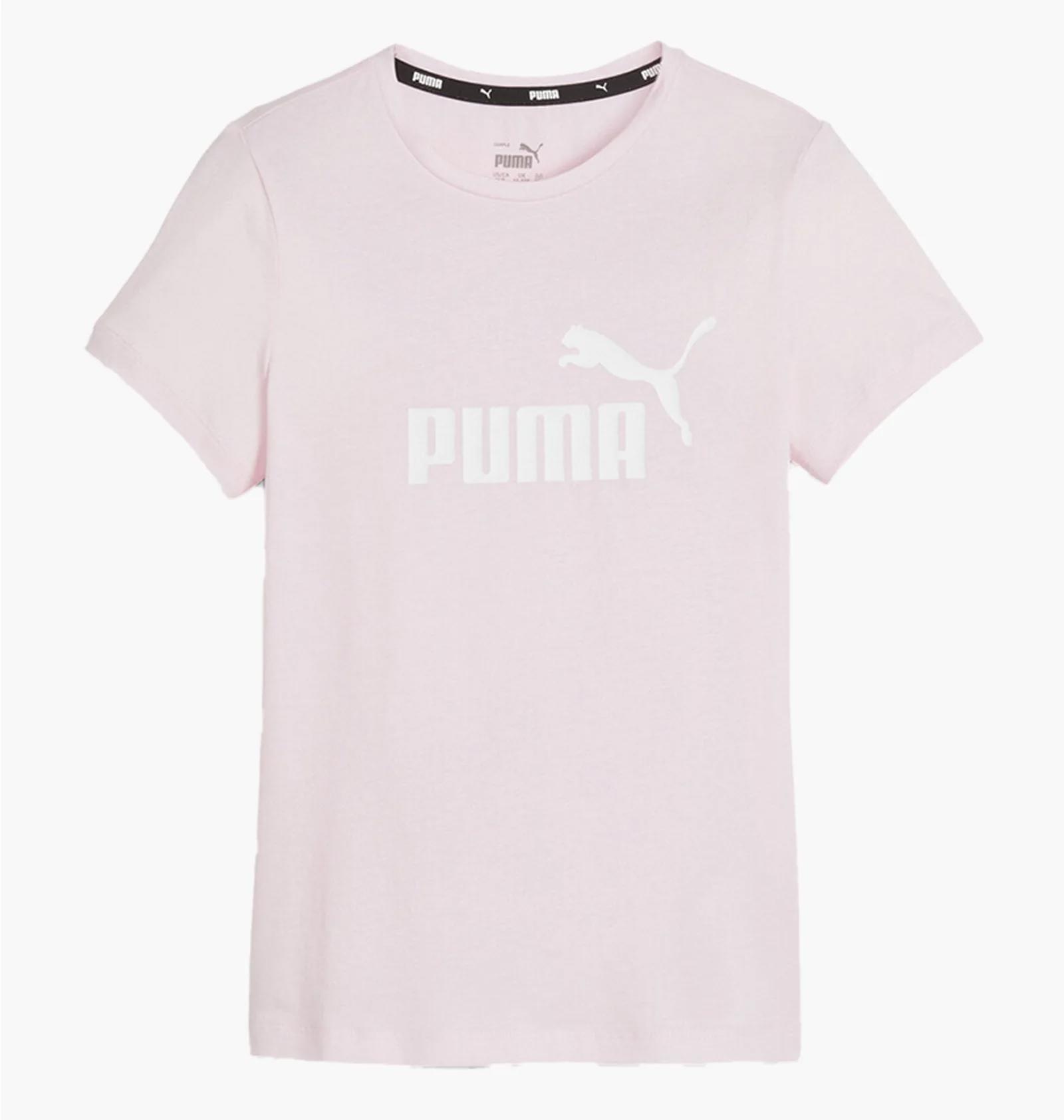 Футболка жіноча Nike Ss Ess Logo Tee G Pink (587029-67) — фото 1