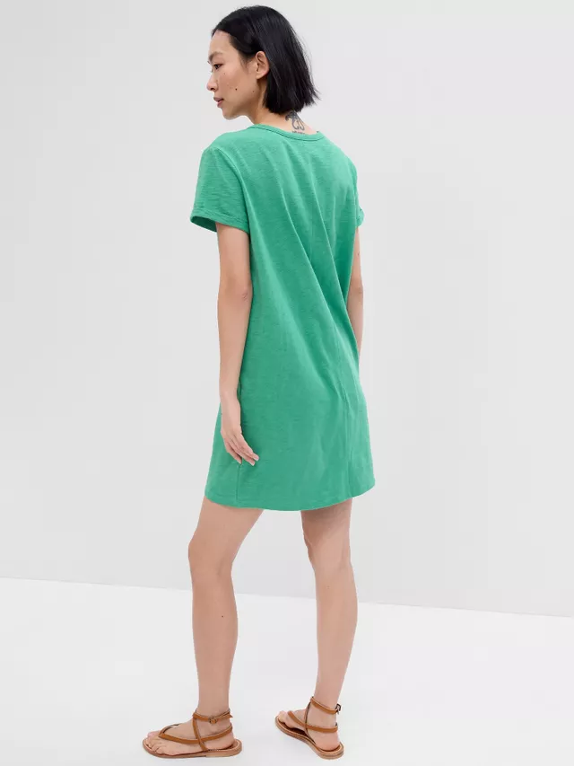Сукня V-SS ME GAP LOGO DRESS 554693-03 GAP S Зелений — фото 4