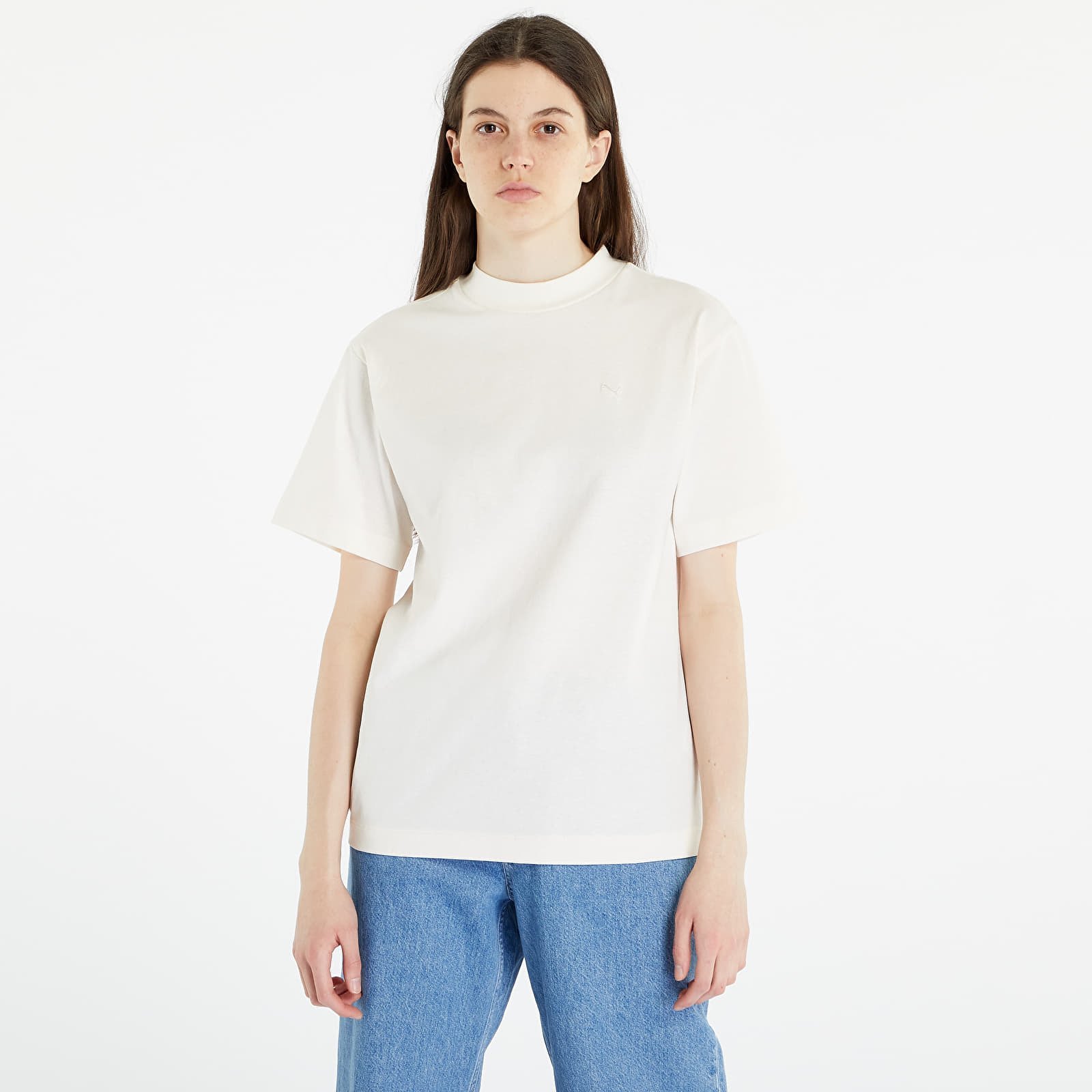 Футболка жіноча Puma Yona Sunpō Mock Neck Tee (53797765) — фото 1