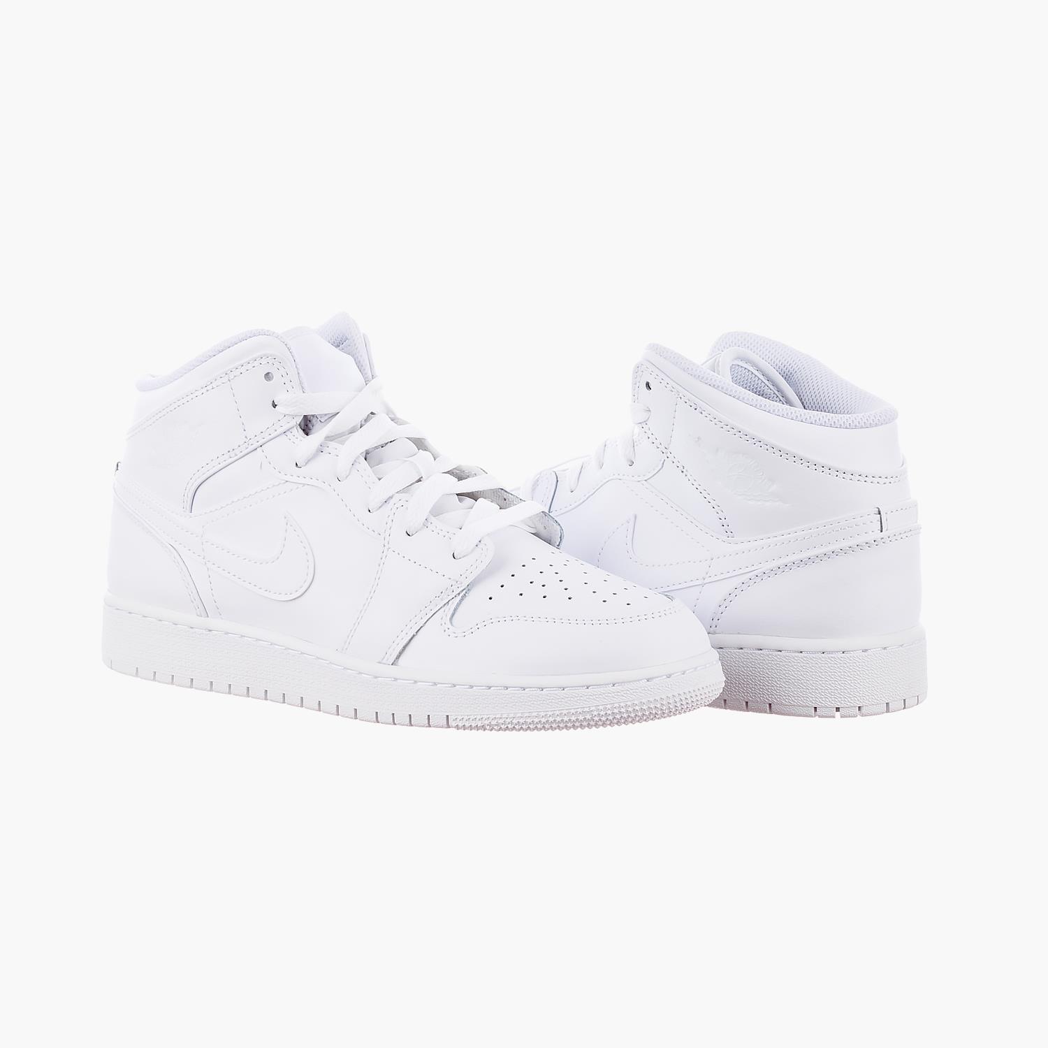Кросівки жіночі Jordan 1 Mid (Gs) (554725-136) — фото 2