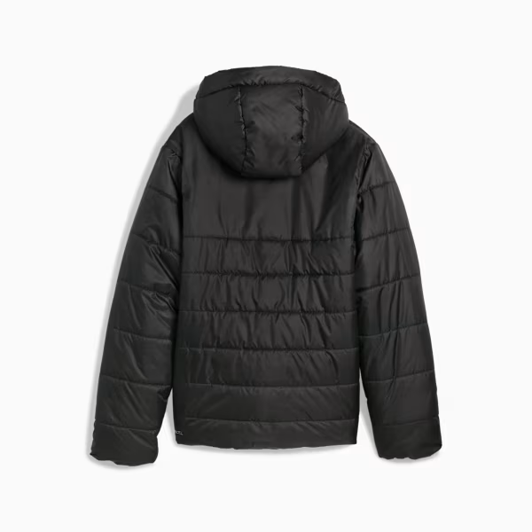 Куртка підліткова ESS Hooded Padded Jacket 68522601 Puma 128 Чорний — фото 1