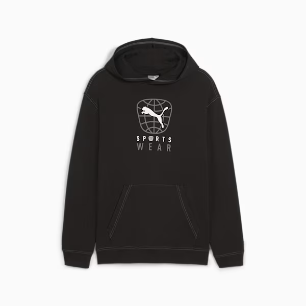 Толстовка BETTER SPORTSWEAR Hoodie 67900201 Puma S Чорний — фото 1