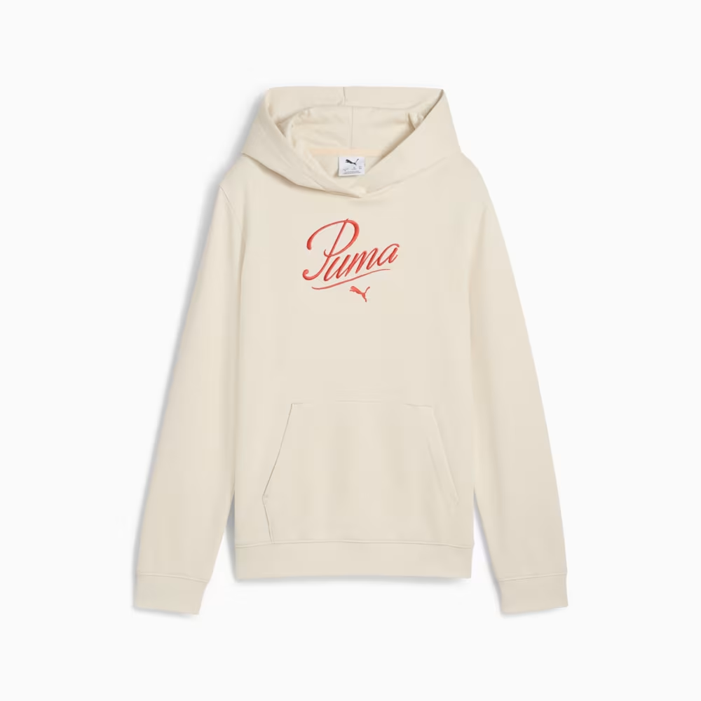 Худі підліткове ESS SCRIPT Hoodie 68580687 Puma 140 Бежевий — фото 1