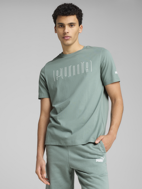 Футболка PUMA SPORT Graphic Tee 68461730 Puma S Фісташковий — фото 2