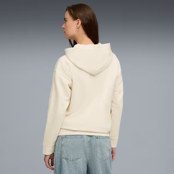 Толстовка ESS TAPE Full-Zip Hoodie 68809787 Puma L Бежевий — фото 1