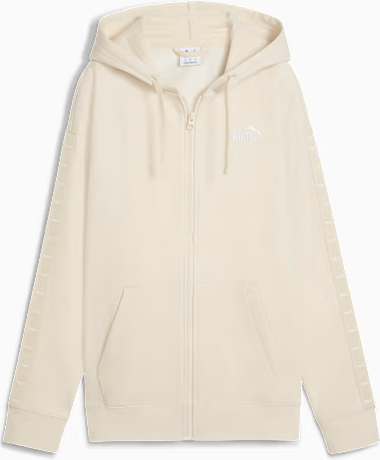 Толстовка ESS TAPE Full-Zip Hoodie 68809787 Puma L Бежевий — фото 6