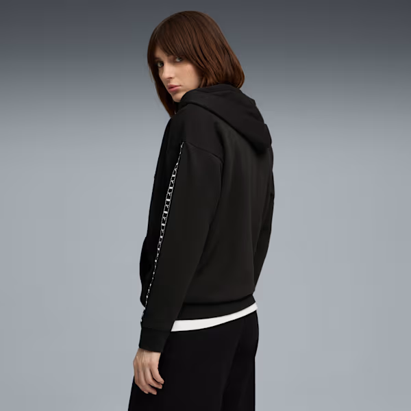 Толстовка ESS TAPE Full-Zip Hoodie 68809701 Puma L Чорний — фото 1