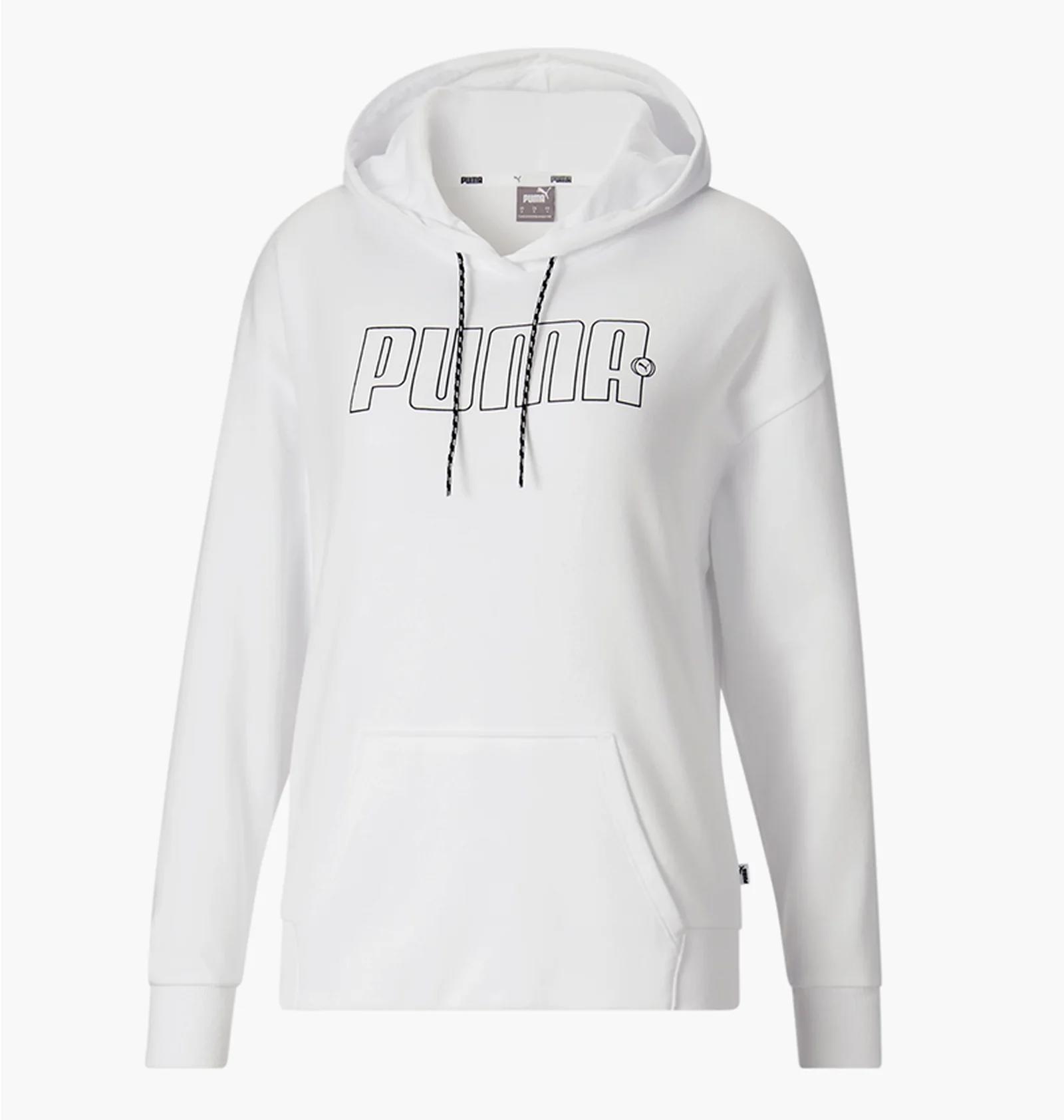 Кофта жіночі Puma Rebel Terry Hoodie White (671167-02) — фото 1