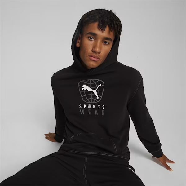 Толстовка BETTER SPORTSWEAR Hoodie 67900201 Puma S Чорний — фото 3