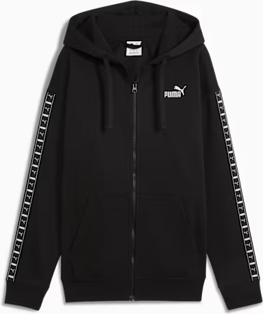 Толстовка ESS TAPE Full-Zip Hoodie 68809701 Puma L Чорний — фото 6