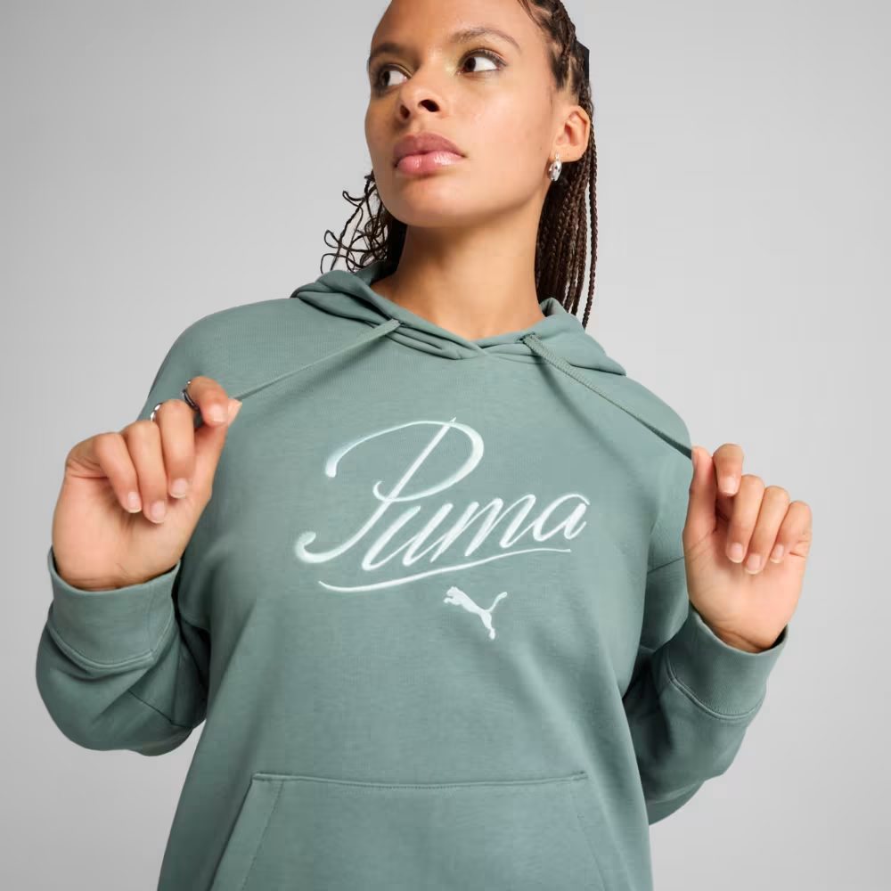 Толстовка SCRIPT Comfort Hoodie 68498330 Puma S Зелений — фото 5