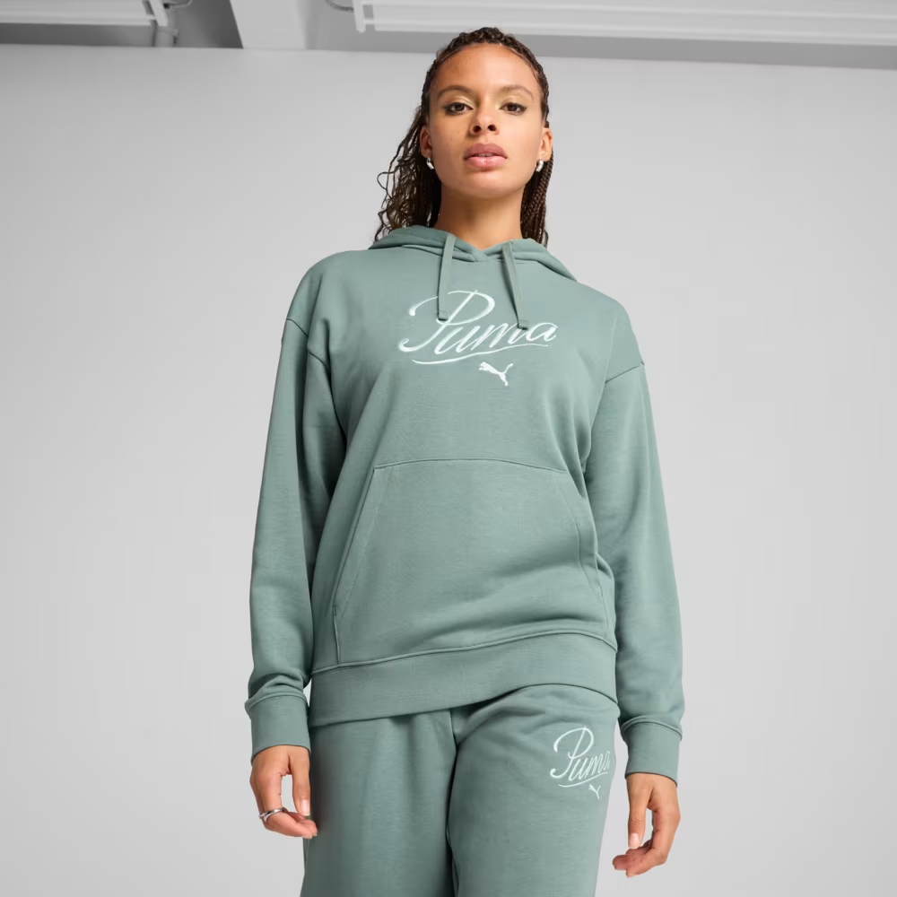 Толстовка SCRIPT Comfort Hoodie 68498330 Puma S Зелений — фото 3