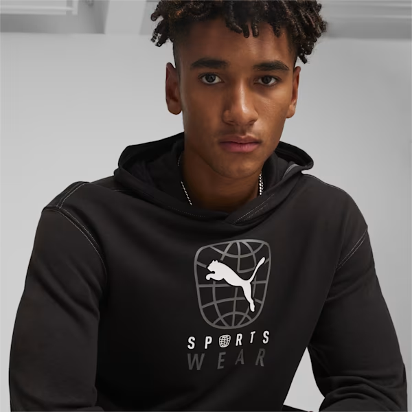 Толстовка BETTER SPORTSWEAR Hoodie 67900201 Puma S Чорний — фото 5