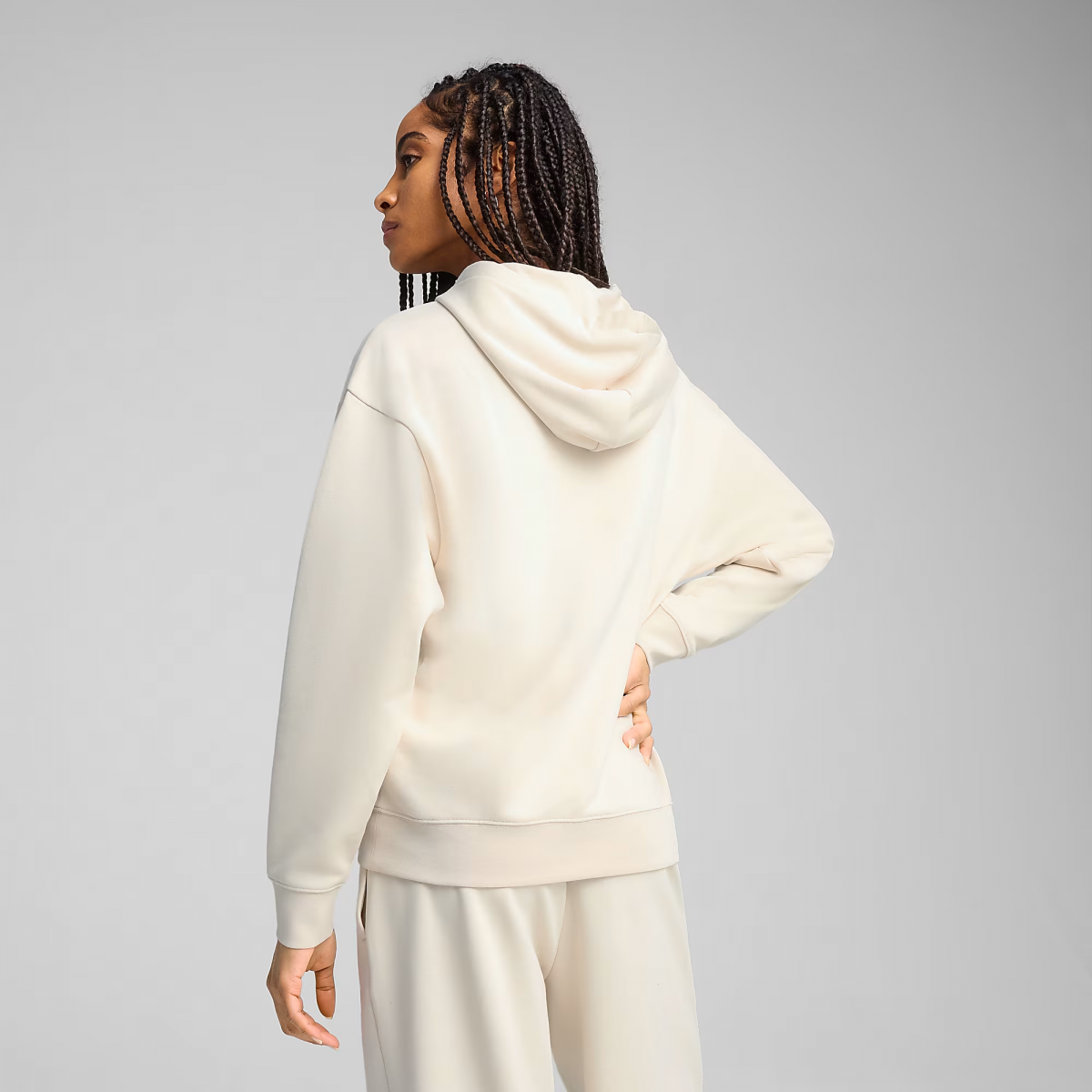 Толстовка SCRIPT Comfort Hoodie 68498387 Puma L Бежевий — фото 4