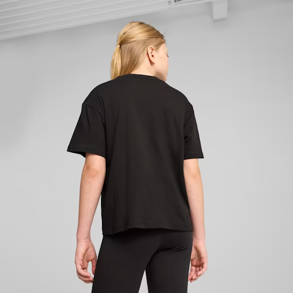 Футболка підліткова ESS Boxy Tee 68513101 Puma 140 Чорний — фото 3