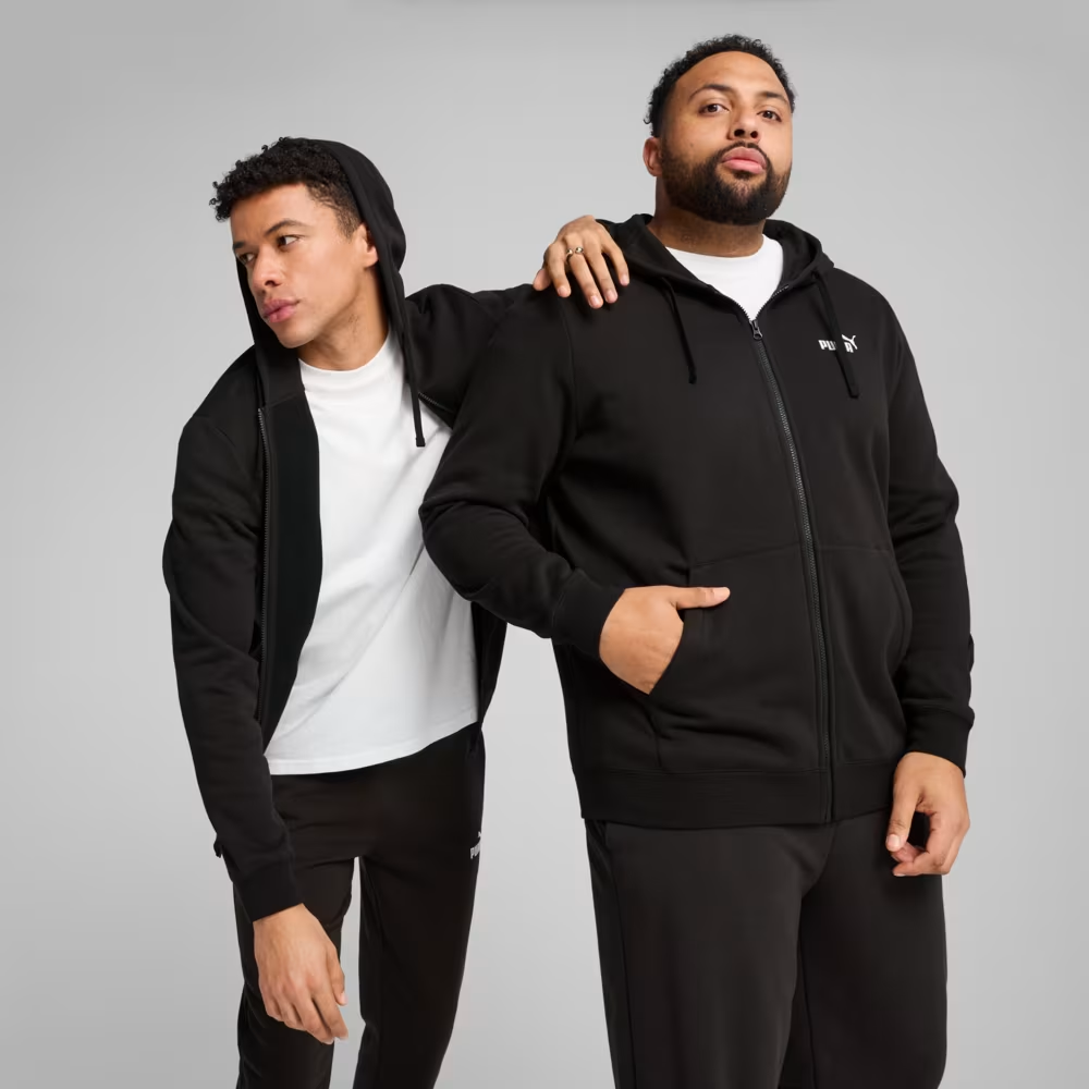 Кофта ESS Full-Zip Hoodie 68258601 Puma 3XL Чорний — фото 2
