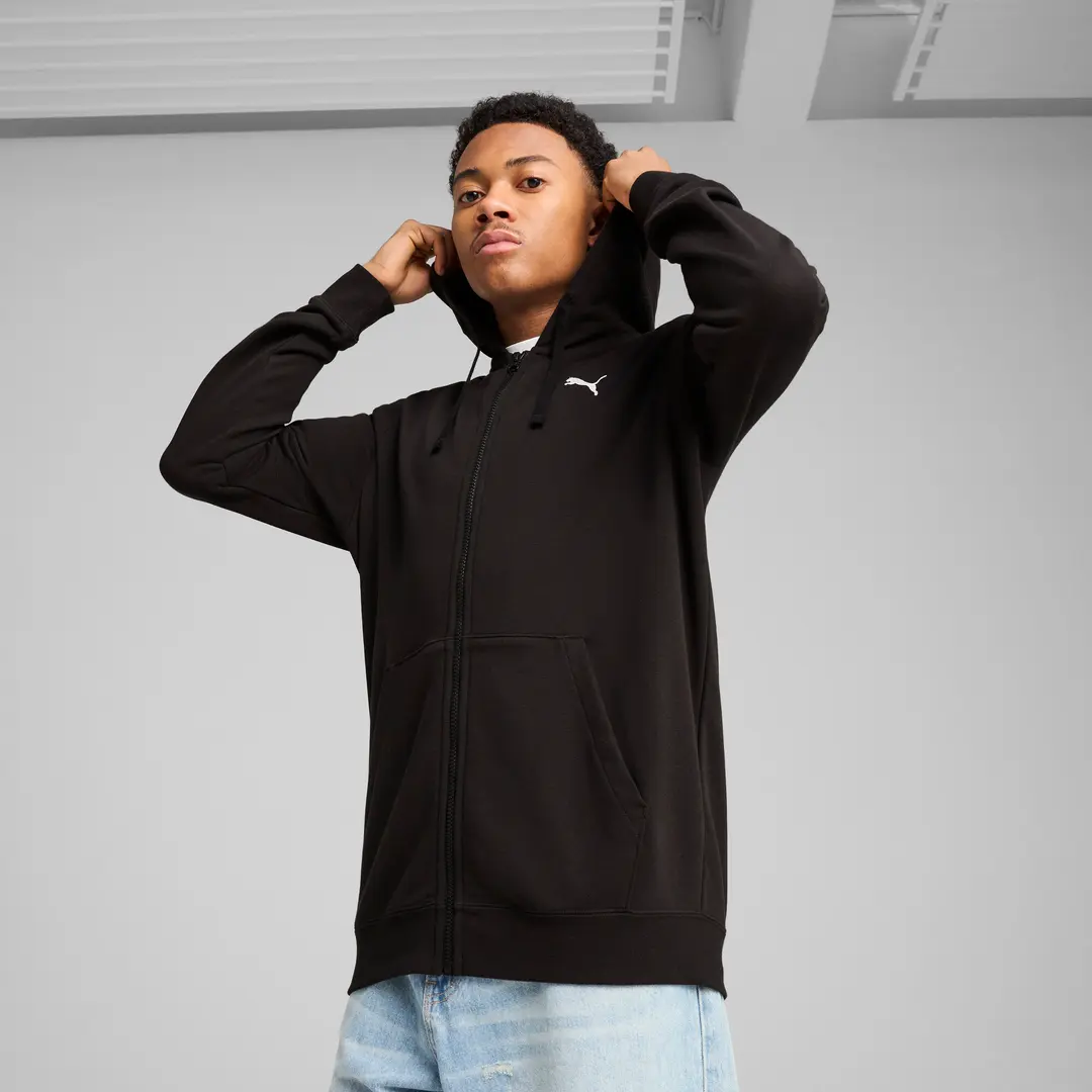 Худі ESS Full-Zip Hoodie 68259201 Puma 3XL Чорний — фото 2