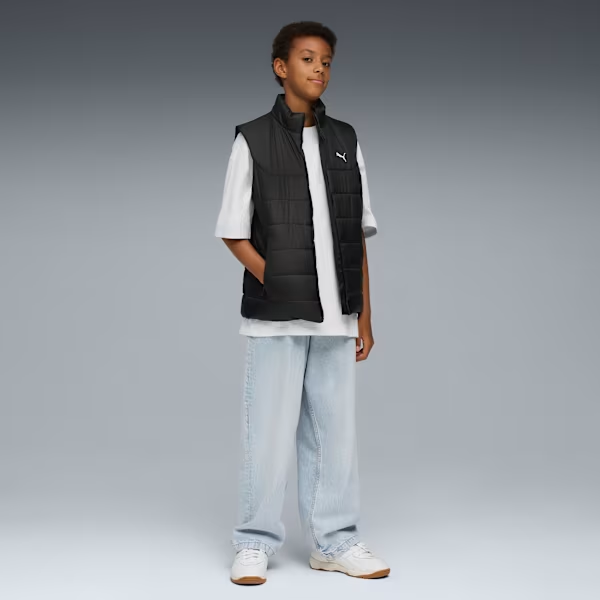 Жилет підлітковий ESS Padded Vest 68522401 Puma 128 Чорний — фото 4