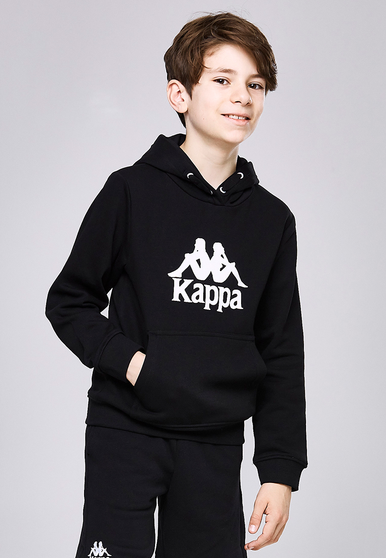 Підліткове худі Taino Kids Junior 705322J-19-4006 Kappa 128 Чорний — фото 1