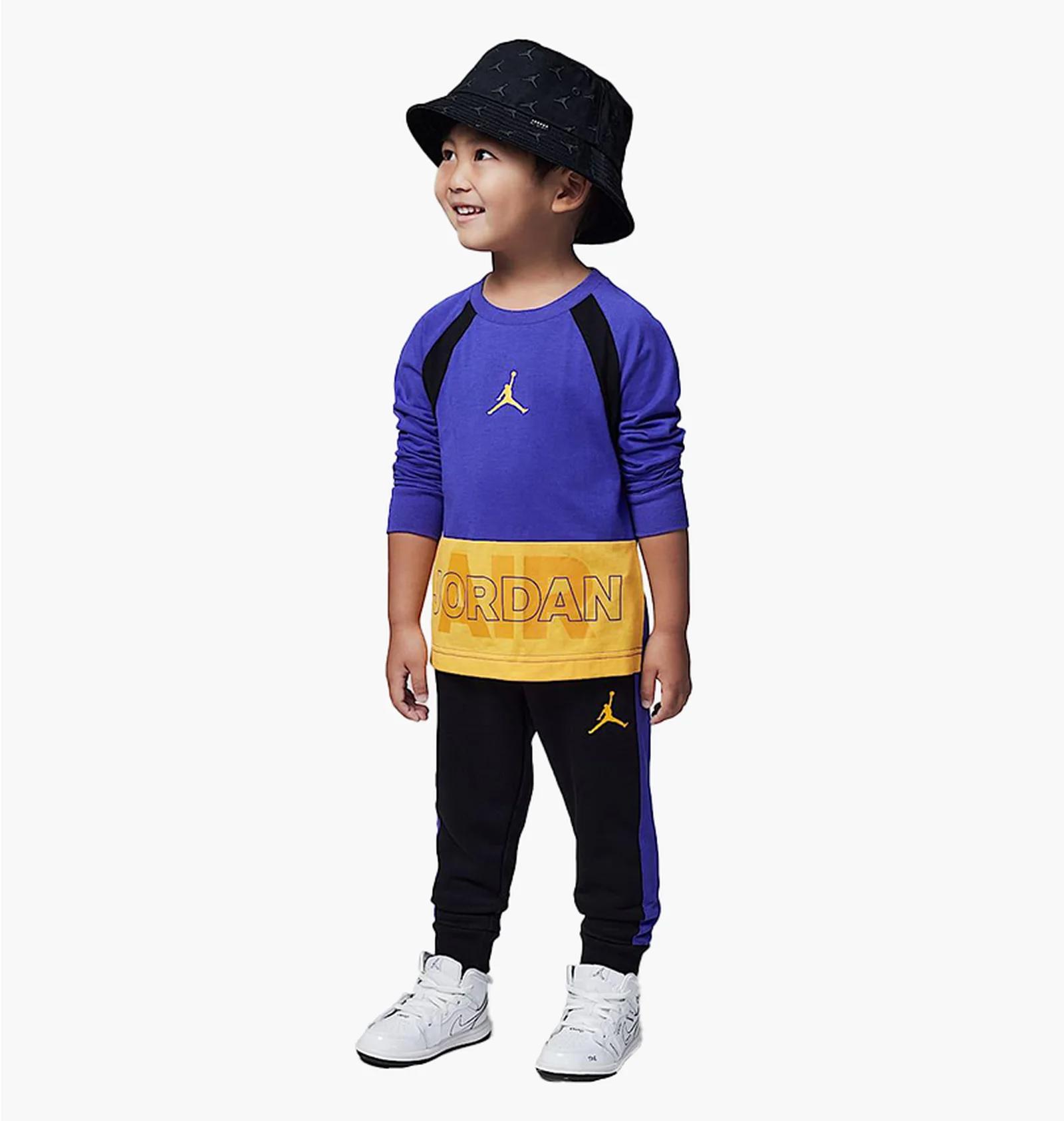 Спортивний костюм дитячий Jordan Baseline Raglan Crew Set Toddler Multi (75C053-023) — фото 1