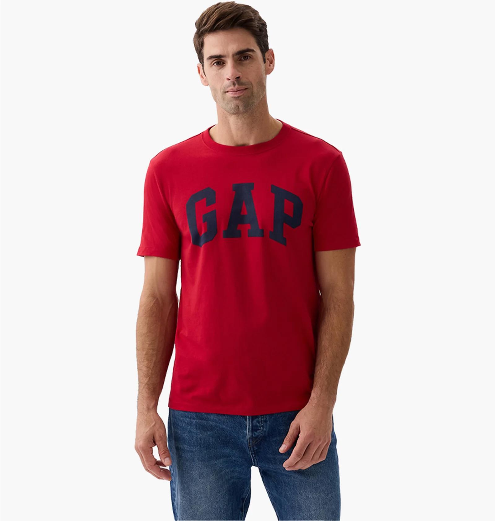 Футболка чоловіча Gap Everyday Soft Crewneck T-Shirt Red (855769071) — фото 1