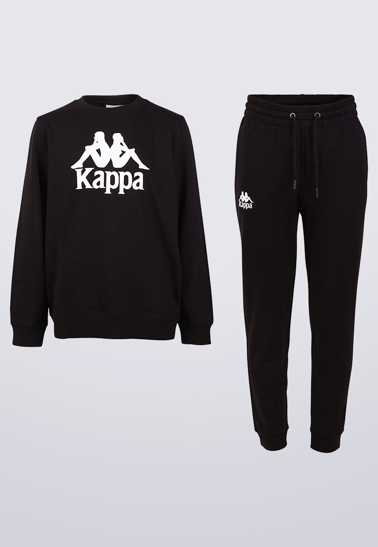 Підлітковий спортивний костюм Jungen Anzug 709485J-19-4006 Kappa 170-176 Чорний — фото 1