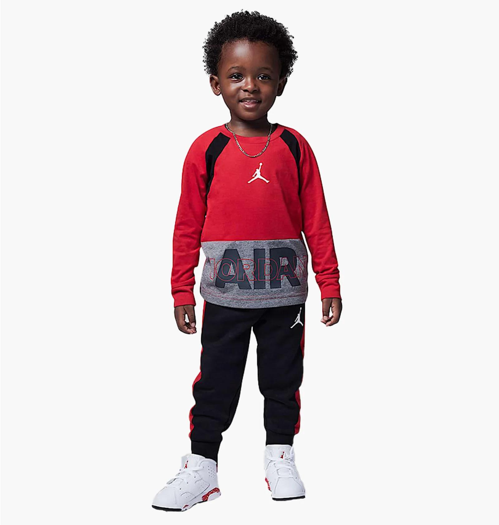 Спортивний костюм дитячий Jordan Baseline Raglan Crew Set Toddler Multi (75C053-KR5) — фото 1