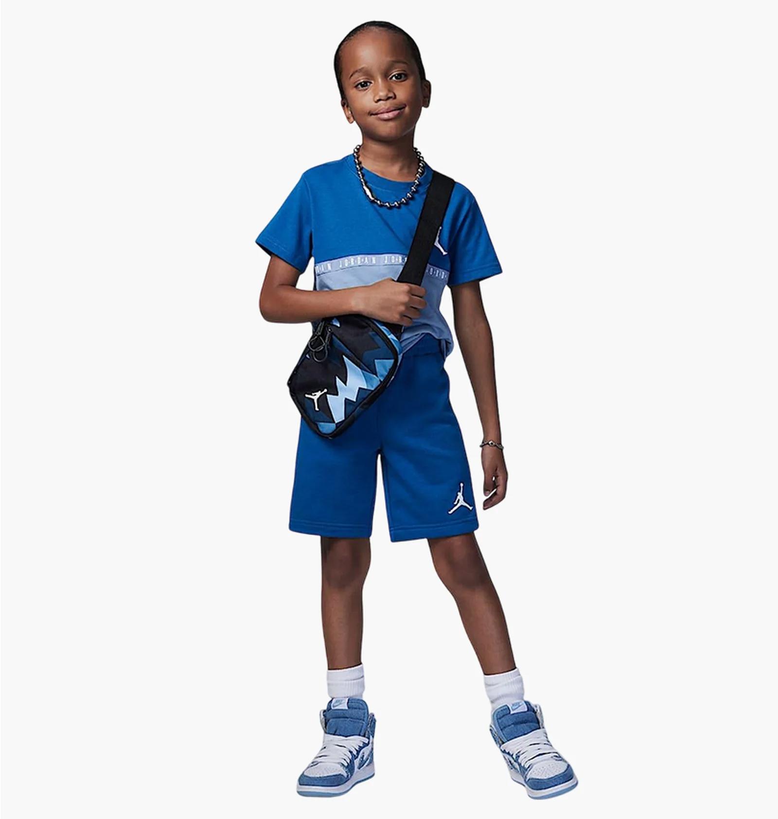 Спортивний костюм дитячий Jordan Jumpman Blocked Taping Jr Blue/Light Blu (85D001-U1R) — фото 1