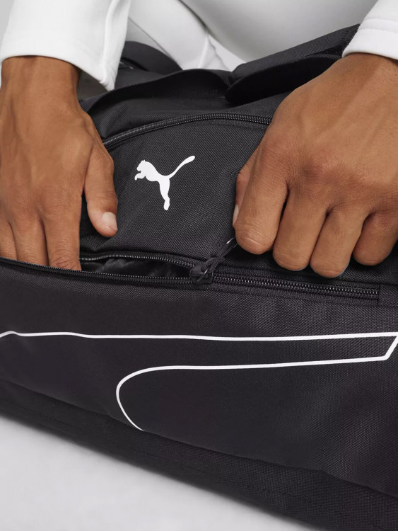 Спортивна сумка Unisex Fundamentals Sports Bag M 09033301 Puma Чорний — фото 6