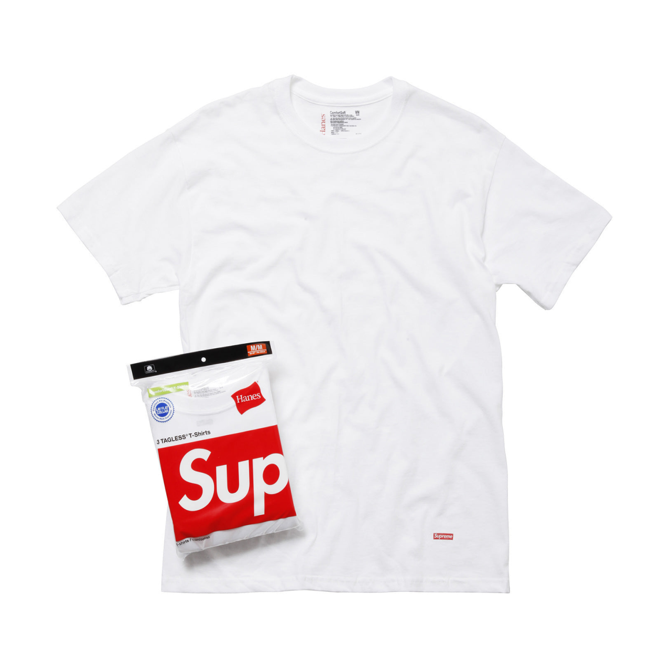 Футболка Supreme/Hanes Tee — фото 1
