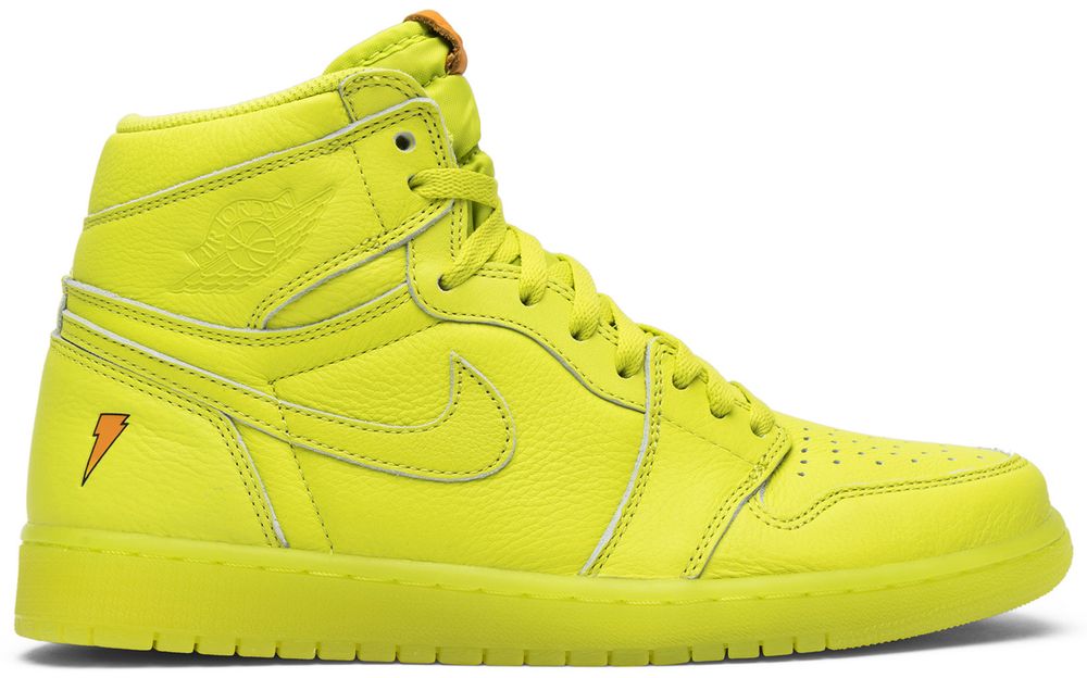Кросівки Jordan 1 retro high og gatorade cyber yellow — фото 1