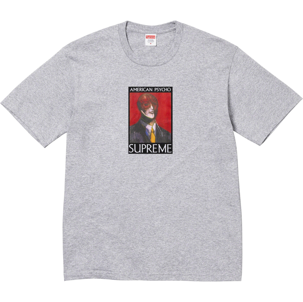 Футболка Supreme American Psycho Tee grey — фото 1