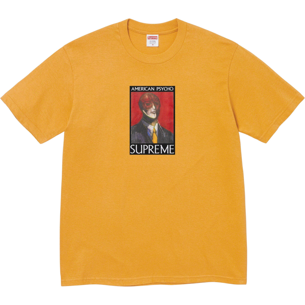 Футболка Supreme American Psycho Tee mustard — фото 1