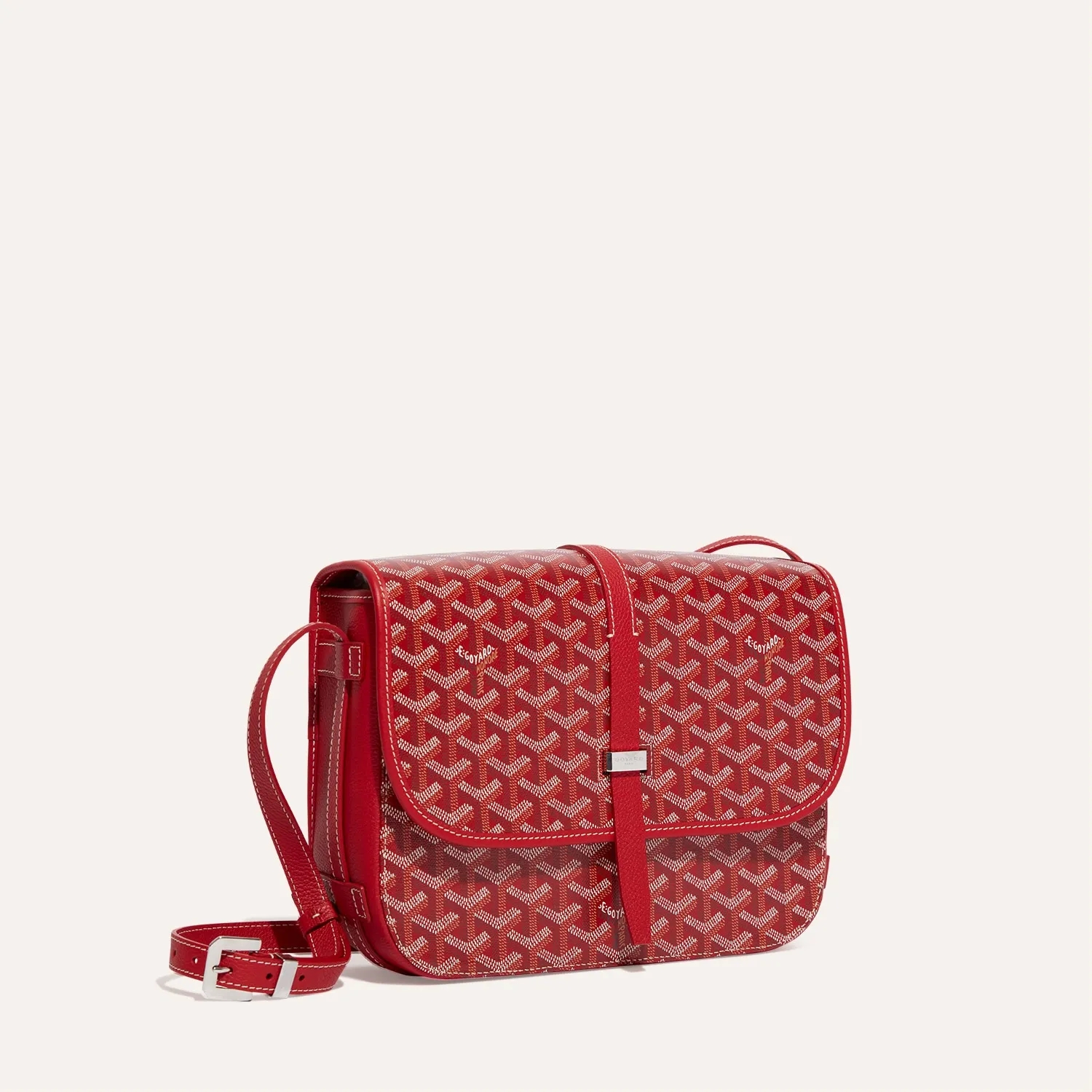 Goyard Belvedere MM Bag Red — фото 1