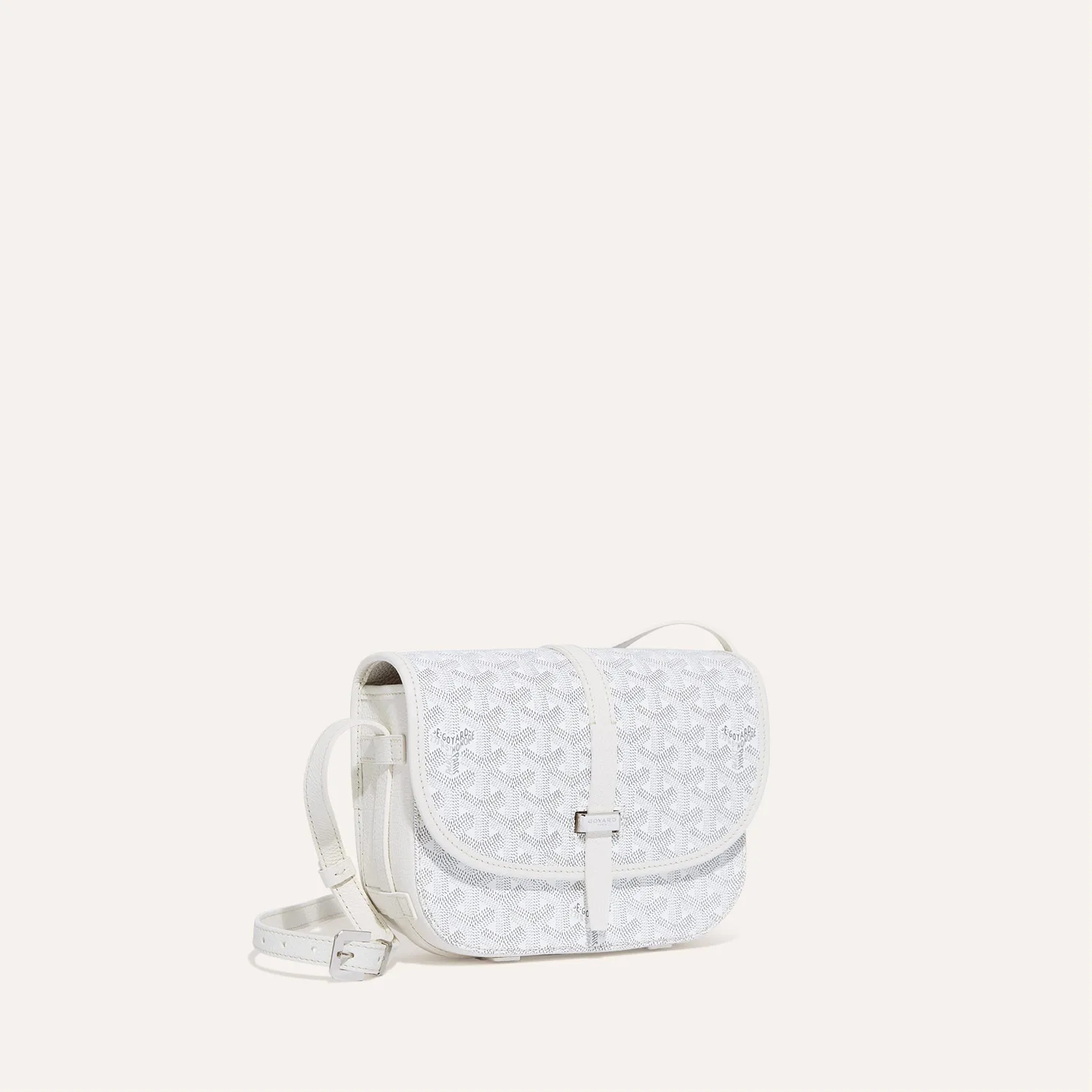 Goyard Belvedere PM Bag White — фото 1