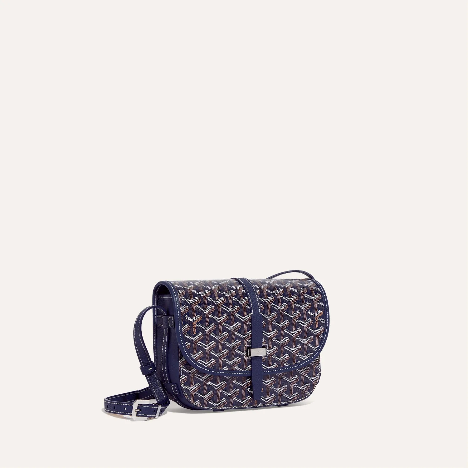 Goyard Belvedere PM Bag Navy Blue — фото 1