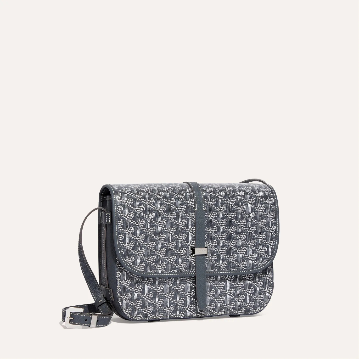 Goyard Belvedere MM Bag Grey — фото 1
