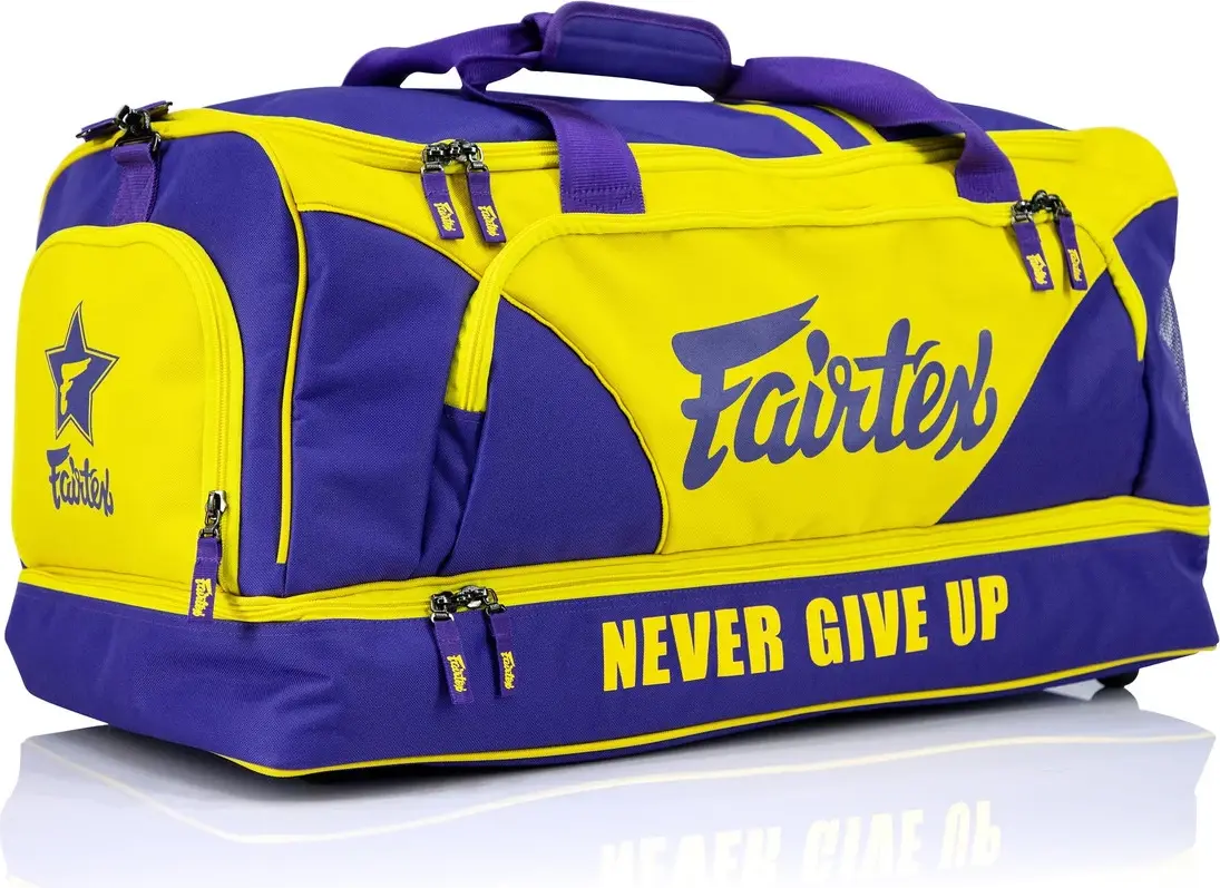 Спортивна сумка Fairtex BAG2 Purple/Yellow — фото 3