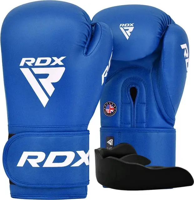 Боксерські рукавиці RDX AS2 BLUE 12 унцій (капа в комплекті) — фото 3
