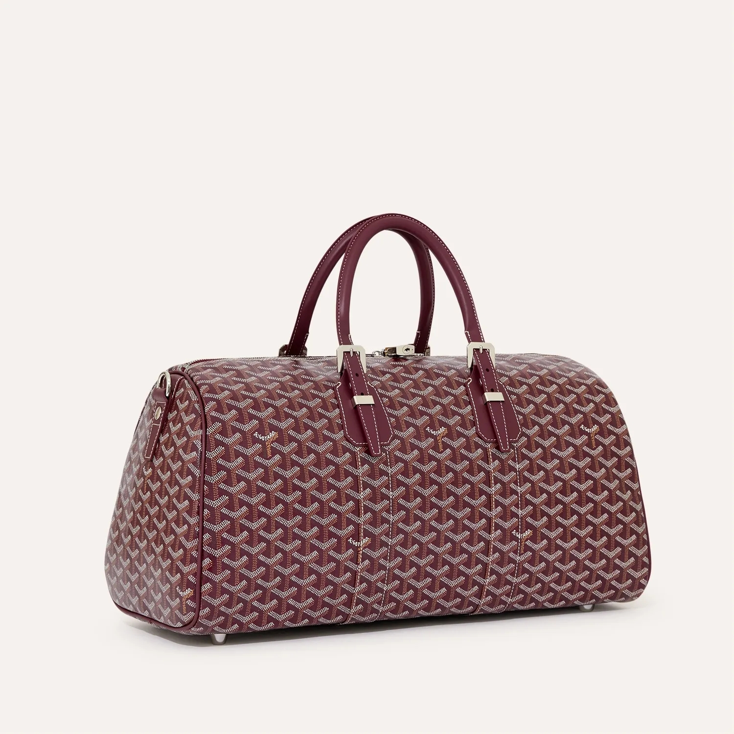 Goyard Boston 45 Bag Burgundy — фото 1