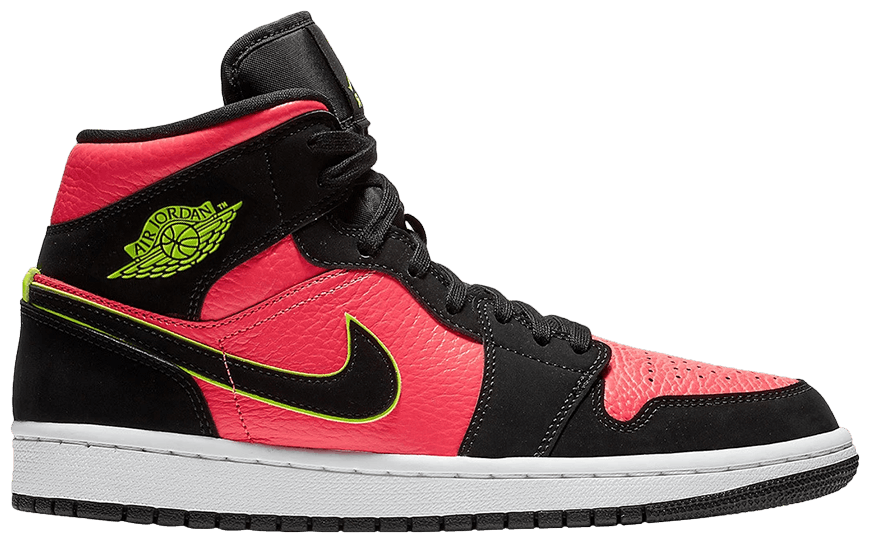 Кросівки W Jordan 1 Mid Hot Punch — фото 1