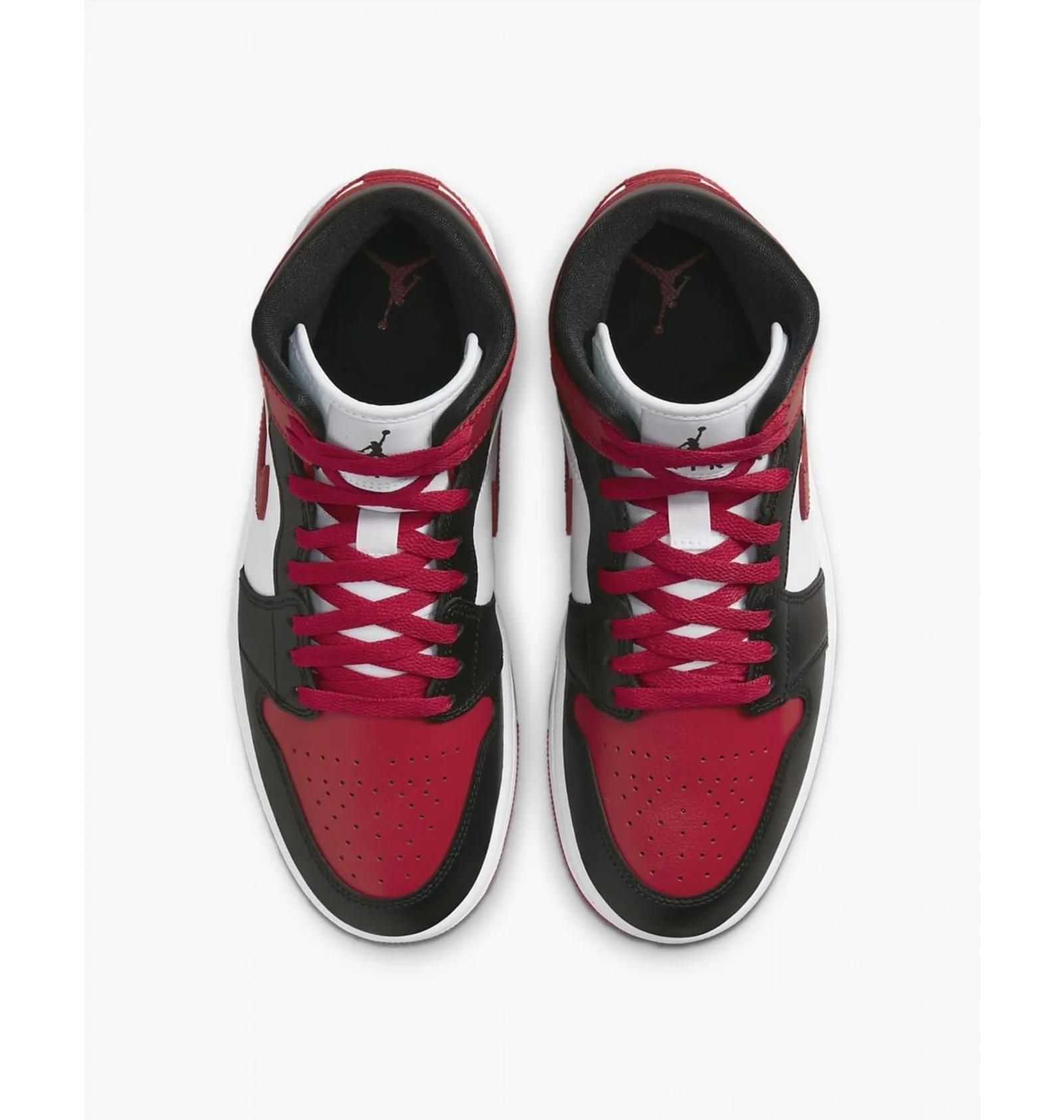 Кросівки жіночі Jordan 1 Mid Bred Toe (BQ6472-079) — фото 15
