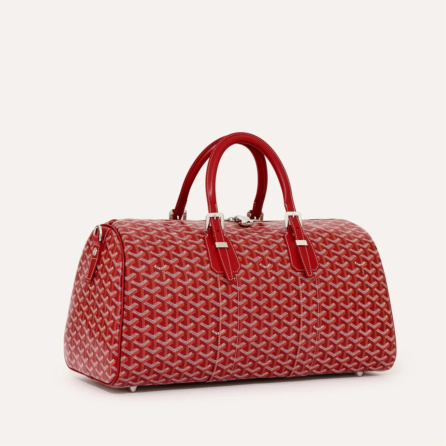 Goyard Boston 45 Bag Red — фото 1