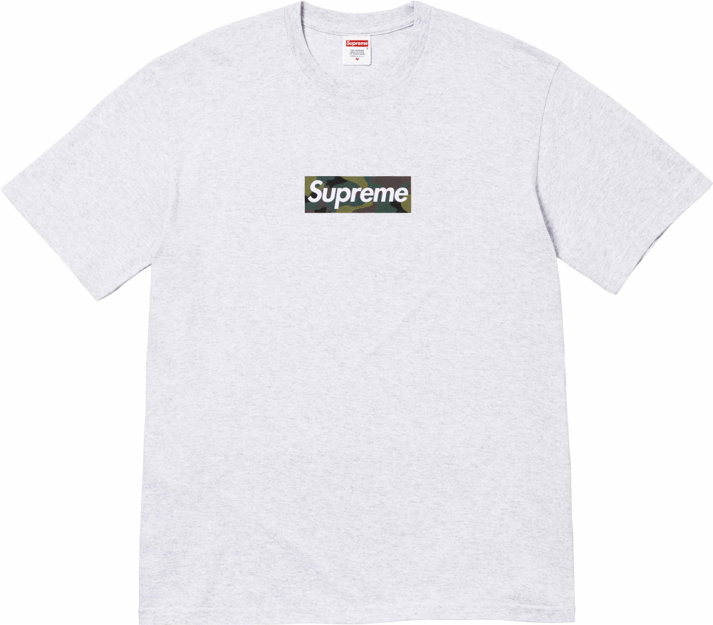 Футболка Supreme Box Logo Tee grey (FW23) — фото 1