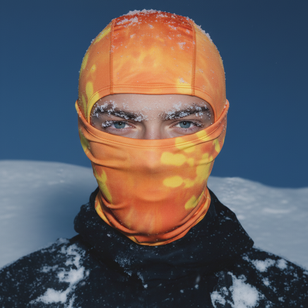 Термореактивна балаклава Sorena Heat Reactive Thermo Balaclava Orange — фото 4